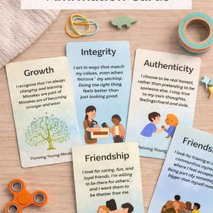Values Cards for Kids & Teens