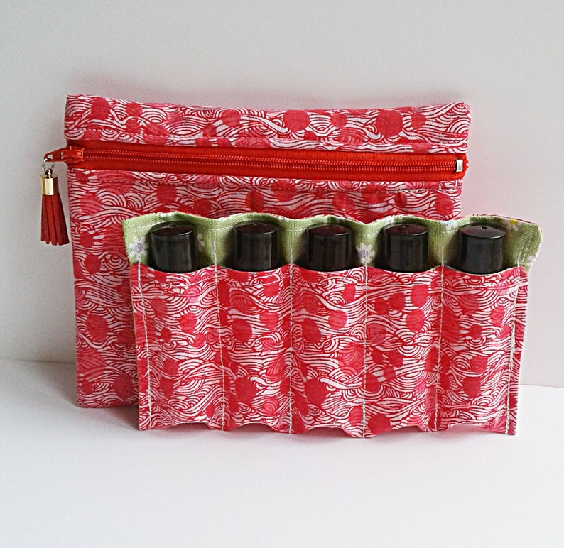Essential Oil Bag Essential Oil Roller Bottle Case Etsy