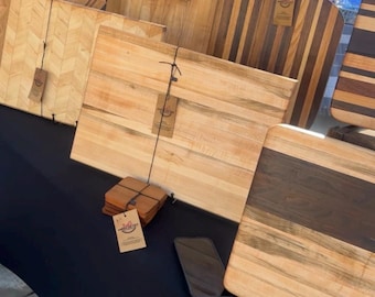Wide variety of high quality, handcrafted, hardwood cutting boards and charcuterie boards