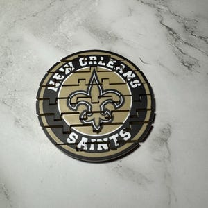 New Orleans Saints Flexible 3D Printed Multicolor NFL Football Fan Gift Drink Coaster