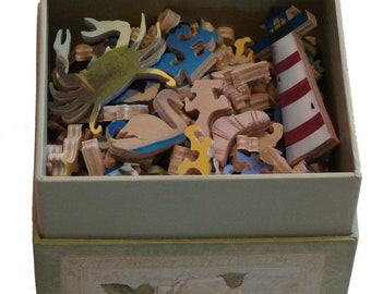 Jigsaw Puzzle Subscription Rental. Receive a wood puzzle monthly. Includes shipping both ways.