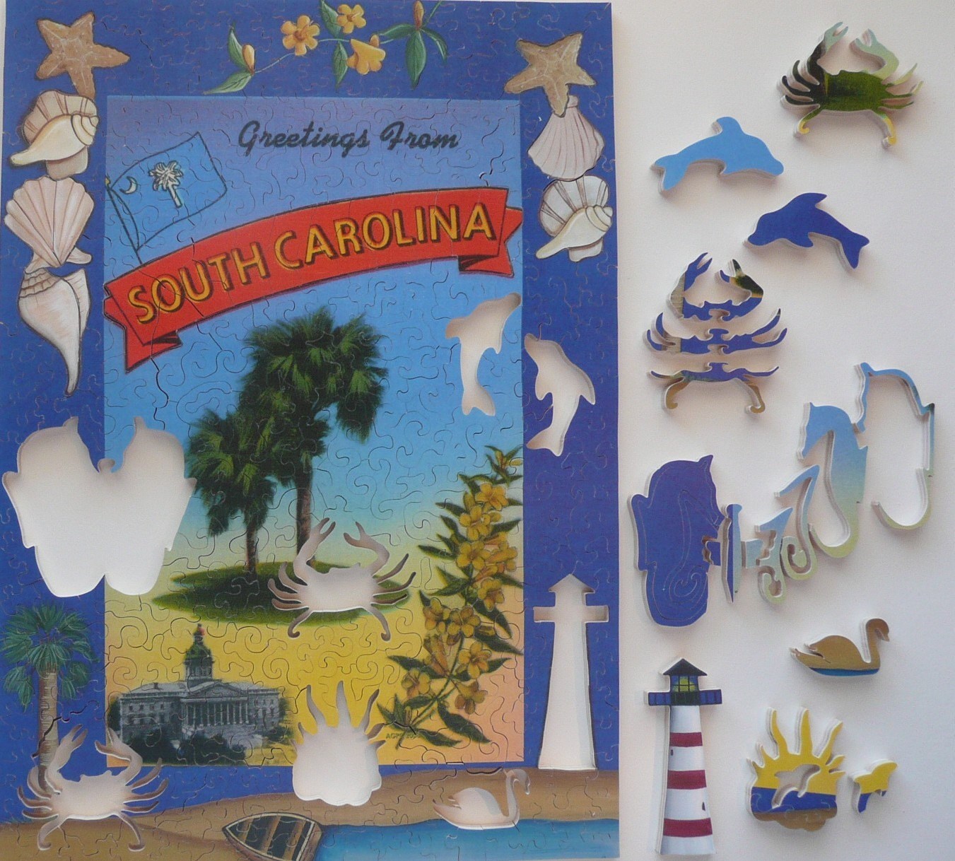 Jigsaw Puzzle Subscription Rental. Receive a Wood Puzzle Etsy