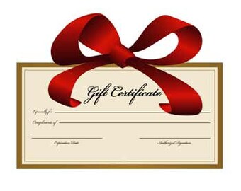 Wooden Puzzle Gift Certificate