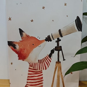 Personalized Printed Painting From Photo Animal Oil Painting from Photo Printed on Canva Gift for Child Ready to Hang