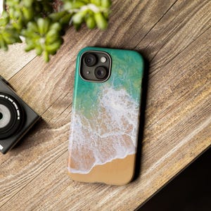 Tough Cases: Ocean Wave Phone Case, Stylish Beach Protection, Perfect Gift for Ocean Lovers, Summer Vibe, Unique Beach Decor