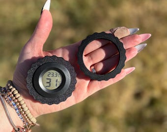 2” Digital Hygrometer - Temperature & Humidity Gauge for Terrariums Isopods Reptiles