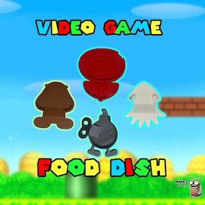 Video Game  Isopod Food/Water Bowl | Gecko Calcium Dish | 4 PACK