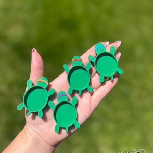 Young Adult Sneaky Turtles  Isopod Food/Water Bowl | Gecko Calcium Dish | 4 PACK