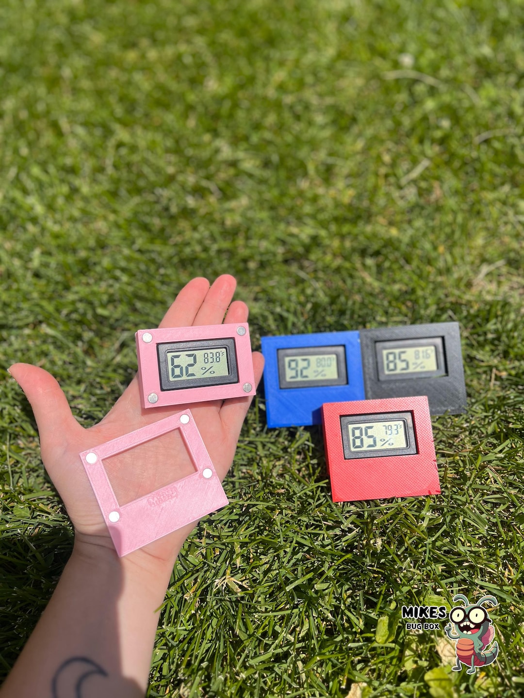 Magnetic Temp & Humidity Gauge Mount – for Isopods, Millipedes ...