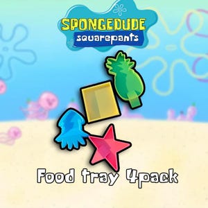 Sponge Dude Isopod voer-/waterbak | Calciumschotel gekko | VERPAKKING VAN 4