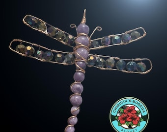 Handmade Wire Wrapped Dragonfly