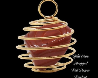 Copper Wire Wrapped Pendant’s