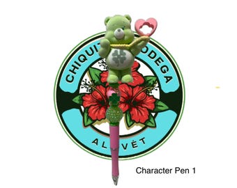 Character Beaded Pens