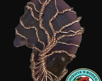 Natural Raw Wire Wrapped Crystals