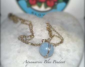 Handmade Wire Wrapped Natural Crystal Beaded Pendants