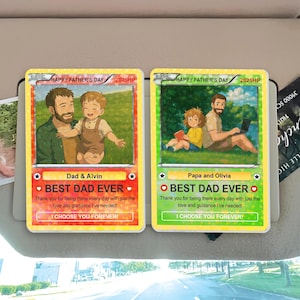 Clip de pare-soleil de voiture personnalisé pour la fête des pères, cadeaux pour la fête des pères, carte photo personnalisée pour papa, cadeaux pour papa débutant, cadre photo