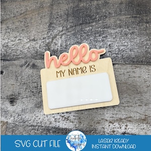 Hallo mein Name ist Baby Ankündigung SVG | Baby Ankündigung SVG | Baby Photo Prop Schnittdatei | Willkommens-Baby-Schnittdatei
