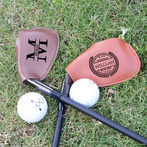 Personalized Golf Iron Head Covers,Custom Protective Golf Cover, Golf Accessory,Personalized Golf Gift, Golf Head Cover,Gift For Golf Player