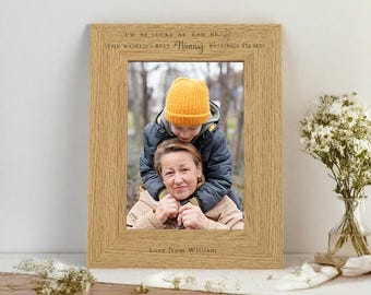 Presente personalizado para babá, moldura gravada para avó, moldura personalizada para fotos, presente de dia das mães para avó, moldura para fotos de babá