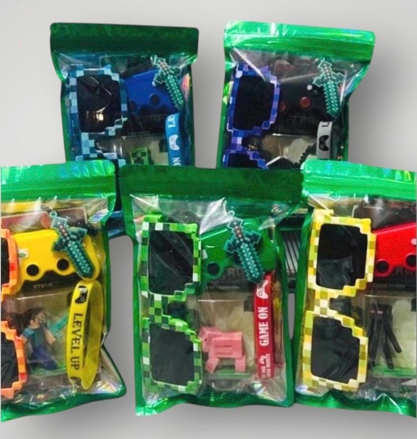Pixel (Video Gaming) Pre-filled Party Favor Bag! (Price is Per Bag)