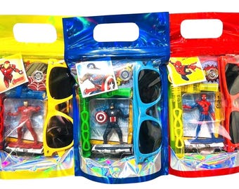 Superhero Prefilled Party Favor Bag! (Price is Per Bag)