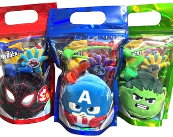 Superhero Prefilled Party Favor Bag! (Price is Per Bag)