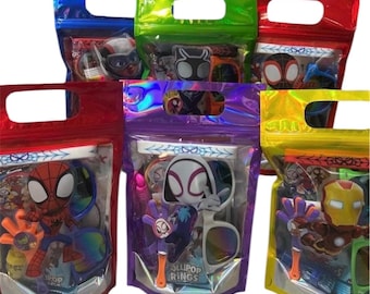 Spidey and Friends Prefilled Party Favors! (Price is per bag)