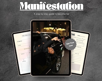 Manifestation Guide for Women| Step-by-Step Law of Attraction Guide| Align your mindset, habits & self-concept