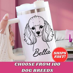 Personalized Dog Mom Tumbler With Names, Custom Dog Tumbler With Name, Tumbler for Dog Lovers, Tumbler Dog Mom