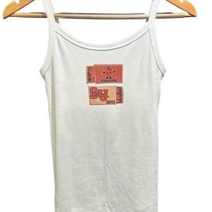 White Syracuse University Matchbox Full Length Tank Top