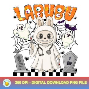 Personnage effrayant mignon Png, poupée monstre PNG, personnages d'horreur PNG, poupée noeud coquette pour enfants filles Png, dessin animé drôle, téléchargement immédiat
