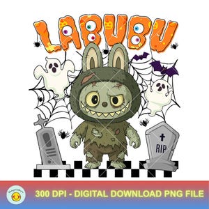 Personnage effrayant mignon Png, poupée monstre PNG, personnages d'horreur PNG, poupée noeud coquette pour enfants filles Png, dessin animé drôle, téléchargement immédiat