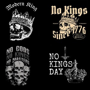 No Kings Since 1776 PNG: Political Protest Design (Digital Download)