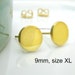 see more listings in the Disc Stud Earrings section