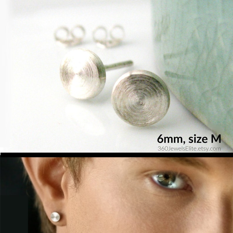 Men's Stud Earrings Men's Earrings Studs fake Plug Etsy