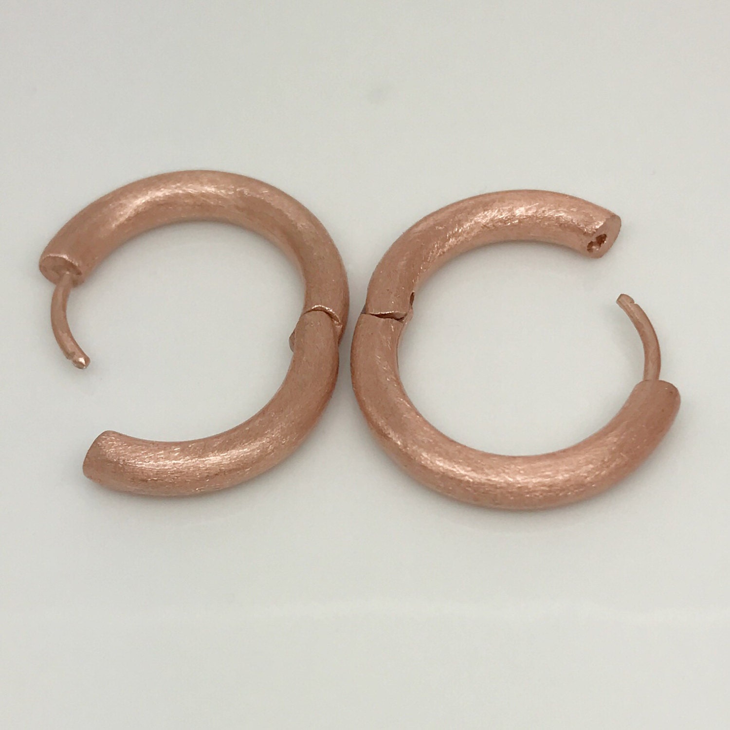 Extra Large Big Rose Hoop Earrings, Extra Large Rounded Hoop