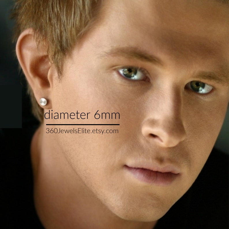 Men's Stud Earrings Men's Earrings Studs fake Plug Etsy