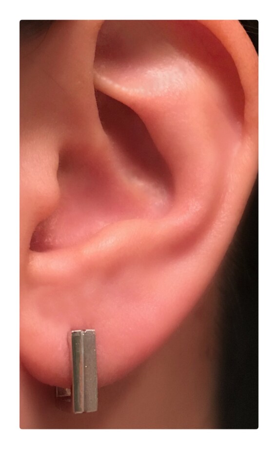 Industrial online hoop earrings