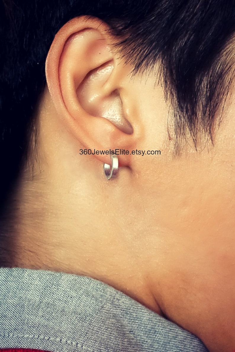 14 gauge hoop earring 14 gauge cartilage hoop earrings for Etsy