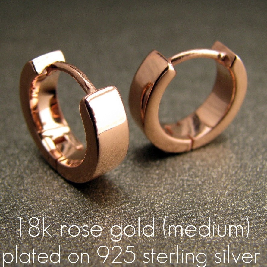 Buy Rose Gold Earrings for Men by Joyalukkas Online