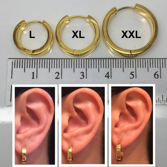 24k Gold Plated 3 Letter Monogram Earrings with Border