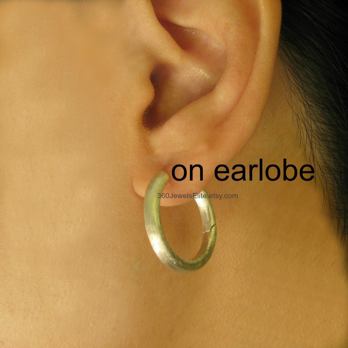 Large Conch Earring Gauge Piercing Earring for Men 925 Etsy