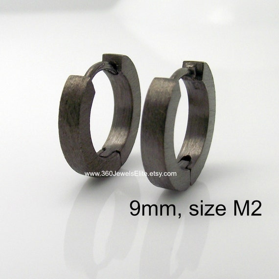 Mens 10 gauge hoop best sale earrings