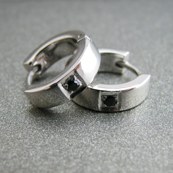 Discover more than 206 black diamond earrings for guys