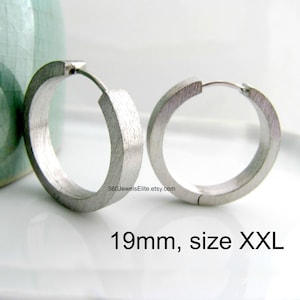 Big Hoop Earrings For Men - Oversized Hoop Earrings   Large Hoop Earrings - XXL Hoop Earrings  - Etsy Male Earrings - E194MW