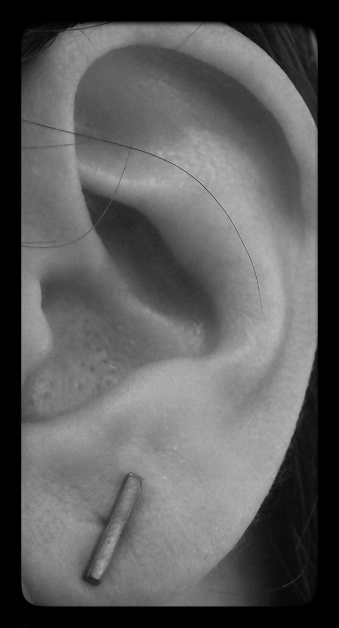 16 gauge bar stud earring 16G stud earring 16 gauge Etsy