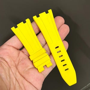 Rubber strap for Ap models. 42mm rubber strap for offshore Audemars Piguet offshore watch models. Ap offshore rubber strap image 8