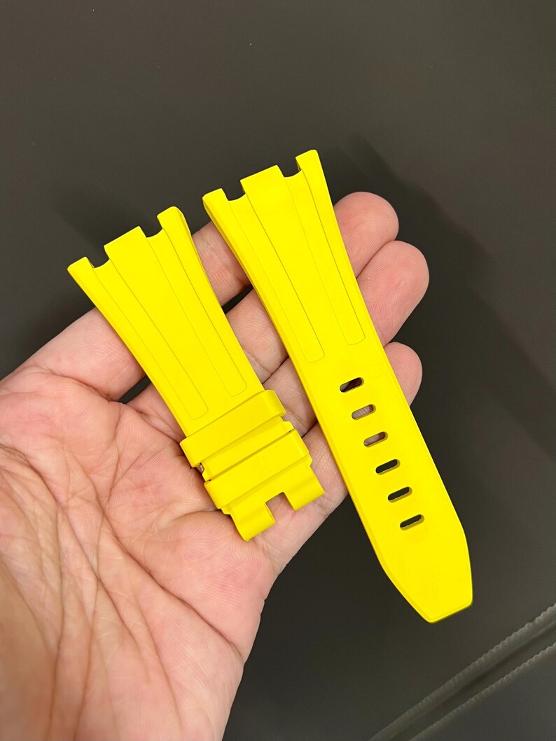 Rubber strap for Ap models. 42mm rubber strap for offshore Audemars Piguet offshore watch models. Ap offshore rubber strap image 8