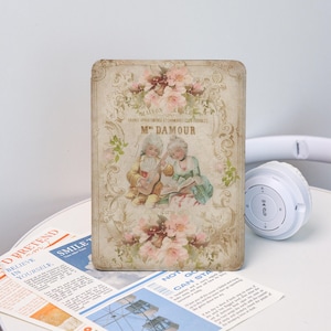 Vintage Book Pages Case With Hand Strap for Kindle 2025, Kindle 12/11/10, Kindle Paperwhite 12/11/10, Kindle 6&#39;&#39;/6.8&#39;&#39;/7&#39;&#39;Case, Gift for Her