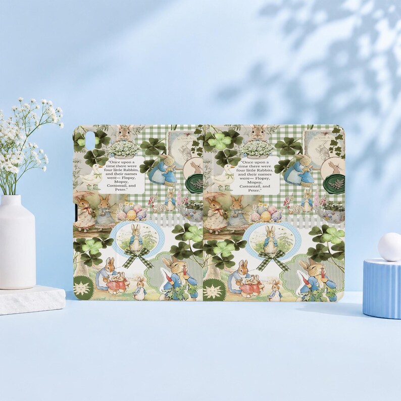Peter Rabbit Collage Art Case With Sleep Function for iPad 2026, iPad ...